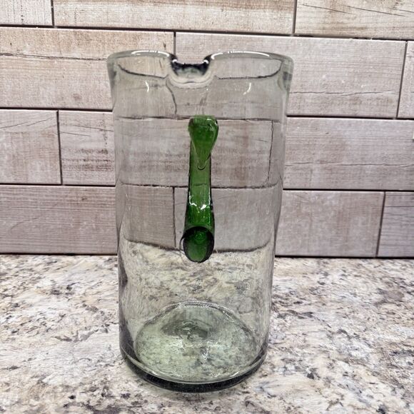 Vintage Saguaro Cactus Hand Blown Mexican Art Glass Margarita Glass 5pc Set - Picture 14 of 16